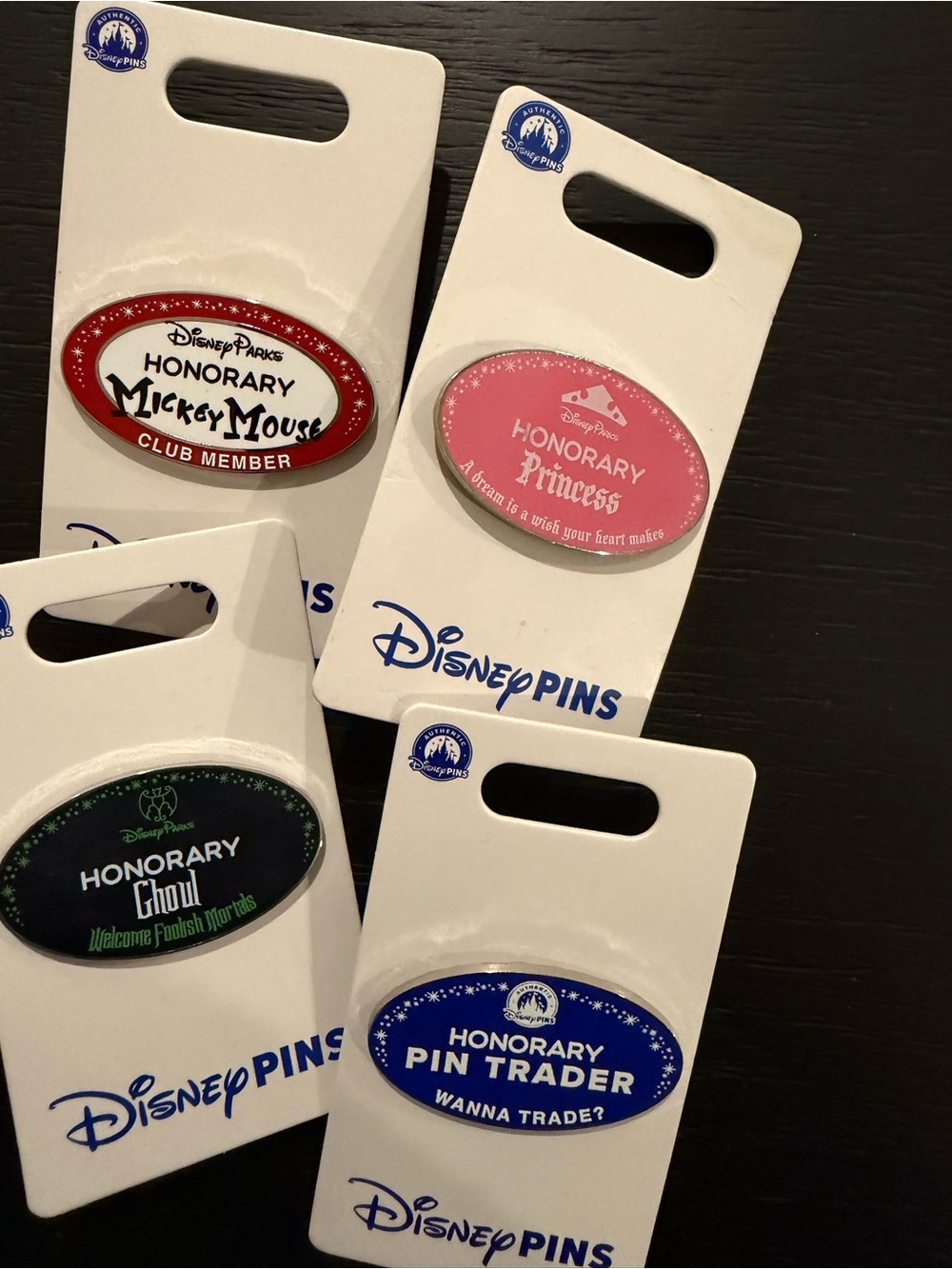 Disney Honorary Pin Collection set